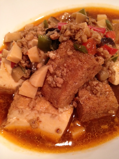 今週の一品　家常豆腐　2017.10.17ー