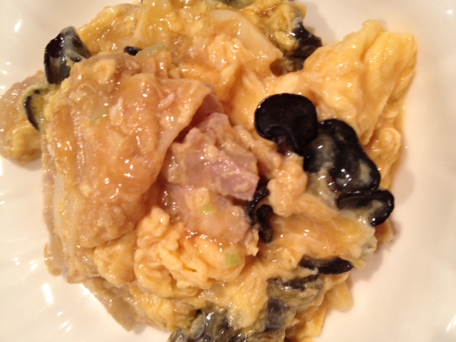 ムースールー豚肉と木耳の玉子炒め　今週の一品　2023.2.7ー