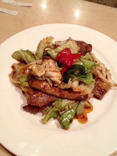 ランチスポットメニュー：回鍋肉　2024年4月2日〜