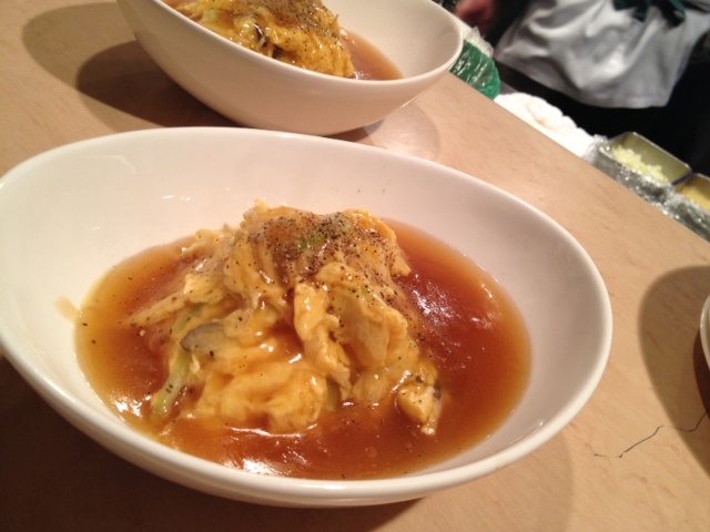 今週のランチ　カニ玉　2023.10.24―