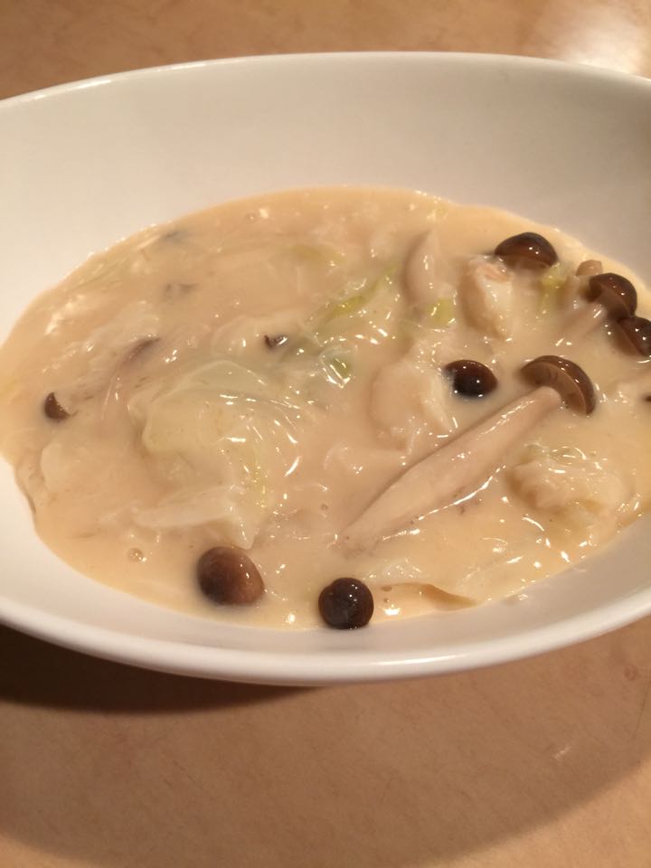 今週の一品 ずわい蟹と白菜のクリーム煮 2024年2月1日