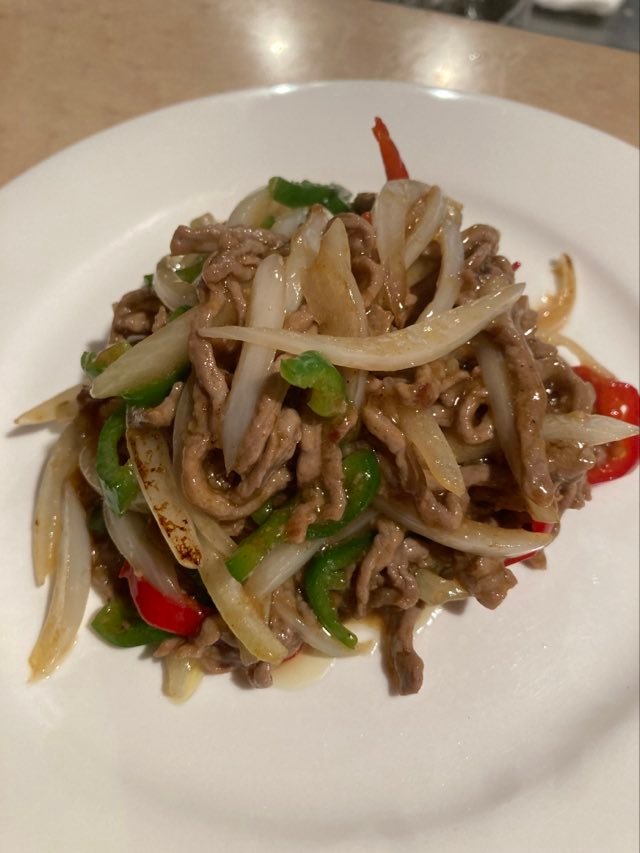 細切り牛肉カレー風味炒め ランチのおすすめ